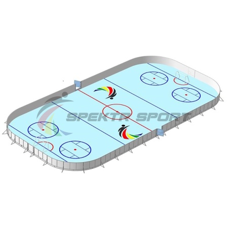 Купить Хоккейная коробка, борта фанера 12 мм, 30×15 в Славгороде 